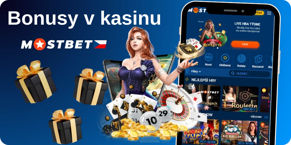 Super bonus za první vklad do kasina u Mostbet